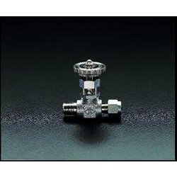 R 1/4”x10mm ミニチュアバルブ（ステンレス製） EA425CD-10