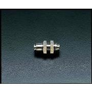 8mm ユニオン（バルクヘッド/ステンレス製） EA425DF-8