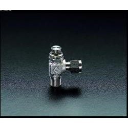 R 1/4”x 8mm ニードルバルブ（ステンレス製） EA425DG-82