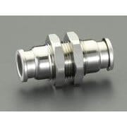 8mm ユニオン(隔壁/ステンレス製) EA425WG-8