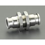 10mm ユニオン(隔壁/ステンレス製) EA425WG-10