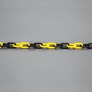 EA980AK-64 [6.0mmx50m プラスチックチェーン/耐候型（黄/黒）]