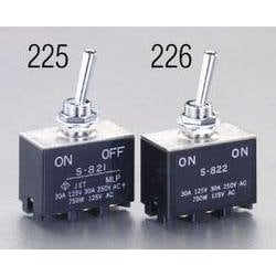 EA940DH-226 [125V/30A（12mm） 2極双投トグルスイッチ（大電流用]