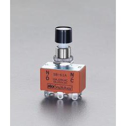 EA940DA-112 [125V/3A 押ボタンスイッチ（2極双投/小型）]