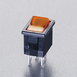EA940DH-403 [125V/9A 2極単投/ネオン球照光ロッカースイッチ（黄）]