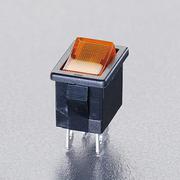 EA940DH-403 [125V/9A 2極単投/ネオン球照光ロッカースイッチ（黄）]