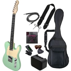 エレキギター 初心者用 ライトセット テレキャスタータイプ Telecaster Type / Surf Green TL-180/SFG