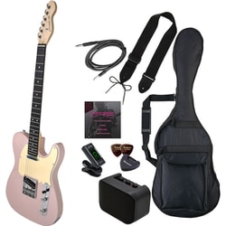 エレキギター 初心者用 ライトセット テレキャスタータイプ Telecaster Type / Faded Shell Pink TL-180/FSP