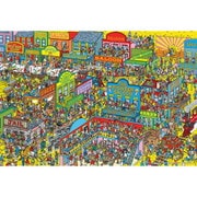 1000M-010 Where's Wally？ 荒くれ西部は大騒ぎ [ジグソーパズル 1000ピース]