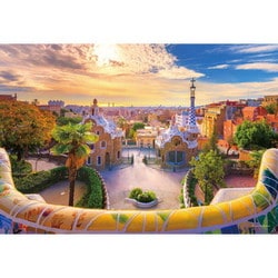 35-35 世界風景 バルセロナ グエル公園（スペイン） [ジグソーパズル 500ピース]