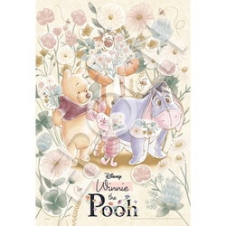 73-401 パズルデコレーションコラージュ Winnie the Pooh -In the Meadow Garden-（くまのプーさん） [ジグソーパズル 300ピース]