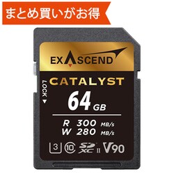 Catalyst UHS-II SD card（V90） 64GB EX64GSDU2