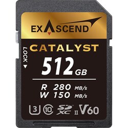 Catalyst UHS-II SD card（V60） 512GB EX512GSDV60