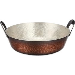 新品未使用 純銅 IH対応 天ぷら鍋 21cm 卓上 揚げ物鍋 FS-104IH Amazon｜新光金属 天ぷら鍋 素銅 21cm IH対応 ミニ卓上天ぷら鍋