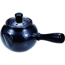純銅 黒銅仕上げ 透かし彫り 急須 BC-401
