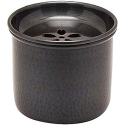純銅 黒銅仕上げ 槌目 建水 BC-104