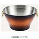 純銅 赤胴仕上げ 槌目 氷入れ BC-2103