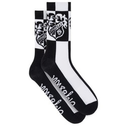 205035-002003 [サイクルソックス CREST BLACK ’N’ WHITE - PASTORI サイズ：XXL]