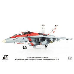 JCW-72-F18-015 1/72 F/A-18F アメリカ海軍 VFA-41 ブラックエイセス 70周年記念 2015 [ダイキャスト模型]