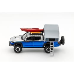 KS-045-239 1/64 トヨタ TACOMA キャンプバージョン LHD シルバー/ブルー [ダイキャストミニカー]