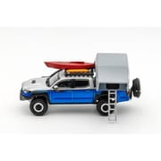 KS-045-239 1/64 トヨタ TACOMA キャンプバージョン LHD シルバー/ブルー [ダイキャストミニカー]