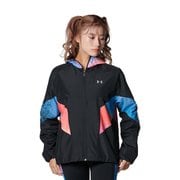トリコット ウーブン フルジップ フーディー TRICOT WOVEN FULL ZIP HOODIE 1381236 BLK(001) SMサイズ [ランニングウェア ジャケット レディース]
