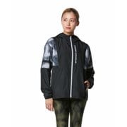 メッシュ ウーブン フルジップ フーディー MESH WOVEN FULL ZIP HOODIE 1381238 Black(001) MDサイズ [ランニングウェア ジャケット レディース]