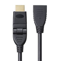 HDMIケーブル　ハイエンド用　120cm HDMI延長ケーブル 4K30Hz ハイスピードHDMI 3Dコネクタ KM-HD20