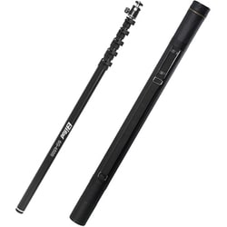グラスファイバー製4.5m 三脚なし ハードケース付 ブラック Bi Rod 6G-4500