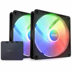 140mm RGBLEDファン 2個 ＆ RGB照明コントローラー セットモデル F140 RGB CORE ブラック RF-C14DF-B1