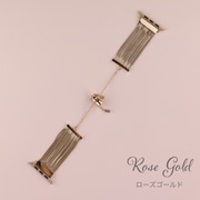IQ-AW023B41-RGO [Apple Watch 41/40/38mm フリンジベルト （023） ローズゴールド]
