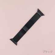 IQ-AW021B41-BK [Apple Watch 41/40/38mm マグネット ステンレスベルト （021） ブラック]