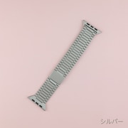IQ-AW021B41-SV [Apple Watch 41/40/38mm マグネット ステンレスベルト （021） シルバー]