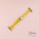 IQ-AW025B41-YE [Apple Watch 41/40/38mm クリア スリムベルト （025） イエロー]