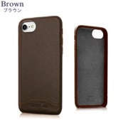 CEHCSE22SLBR [Cerruti Smooth Split Leather hard Case for iPhone SE（第3世代）/（第2世代）/8/7 ブラウン]