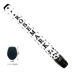 ローズマークパターグリップ 1.52 MFS ホワイト/ブラック [ゴルフ用グリップ]