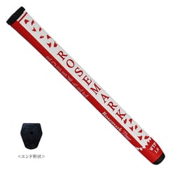 ローズマークパターグリップ WTP 1.0 MFS ホワイト/レッド [ゴルフ用グリップ]
