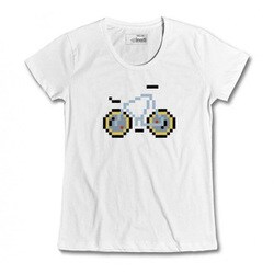 205050-11001013 [サイクル用Tシャツ PIXEL BIKE LASER LADY PARK カラー：ホワイト サイズ：S]