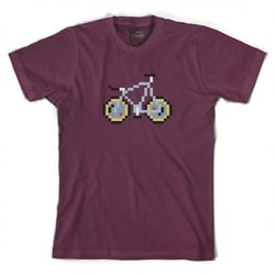 205050-20001558 [サイクル用Tシャツ PIXEL BIKE LASER BORDEAUX サイズ：L]