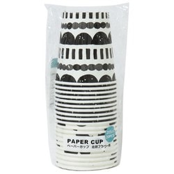 ペーパーカップ 北欧フラワー柄 205ml 20個 01898