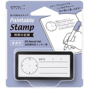 スタンプ 浸透印 ハーフ 時間の記録柄 35511006