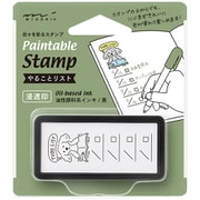 スタンプ 浸透印 ハーフ やることリスト柄 35513006