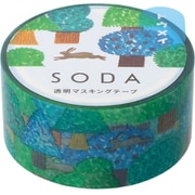 SODA(ソーダ) 透明マスキングテープ ノウサギ CMT20-016
