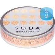 SODA(ソーダ) 透明マスキングテープ マーガレット CMTH10-006