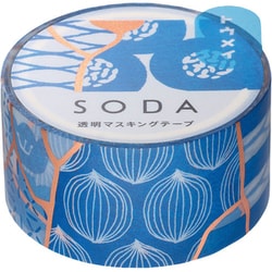 SODA（ソーダ） 透明マスキングテープ トウキ CMTH20-006