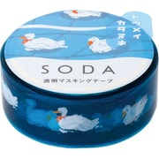 SODA(ソーダ) 透明マスキングテープ アヒルイケ CMTD15-005