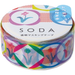 SODA（ソーダ） 透明マスキングテープ ワッペン CMTD20-005
