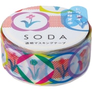 SODA(ソーダ) 透明マスキングテープ ワッペン CMTD20-005