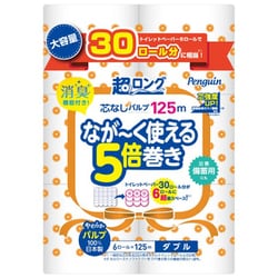 ヨドバシ.com - 丸富製紙 ペンギン 超ロングパルプ5倍巻き 6ロール