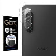 CRCG-XP10MK5 [2枚組 Xperia 10 V カメラ 2眼 レンズ 保護フィルム ガラスフィルム 日本製硝子 硬度9H 全面保護 レンズカバー カメラフィルム クリア]